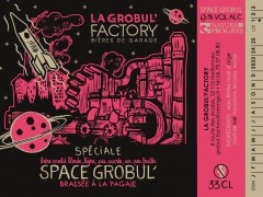 B093 - Bière spéciale 33cl : " Space Grobul' " blonde - type saison - Légère, peu sucrée, fruitée