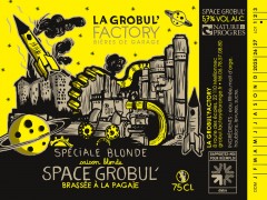 A07 - Bière spéciale Blonde 75cl : " Space Grobul' " - type saison